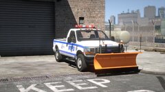 Ford F-350 NYPD Snowplow