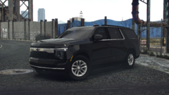 2025 Chevrolet Suburban LS in black..