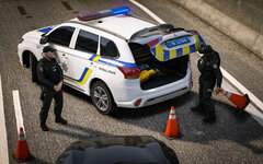 2018 Mitsubishi Outlander patrol police of Ukraine