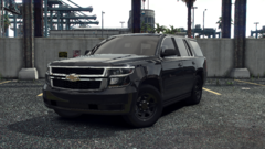 2019 Chevrolelt Tahoe PPV in black..