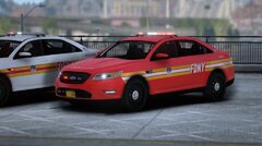 FDNY Ford Red & White Taurus