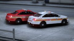 FDNY Ford Red & White Taurus