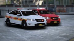 FDNY Ford Red & White Taurus