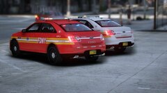 FDNY Ford Red & White Taurus