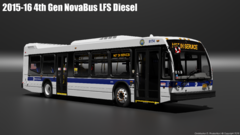 2015-16 4th Gen NovaBus LFS Diesel (MTA New York City Bus)