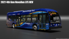 2021 4th Gen NovaBus LFS HEV (MTA New York City Bus)