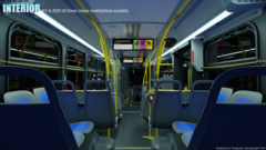 2021 4th Gen NovaBus LFS HEV Interior (MTA New York City Bus)