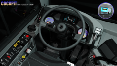 2021 4th Gen NovaBus LFS HEV Interior Cockpit (MTA New York City Bus)