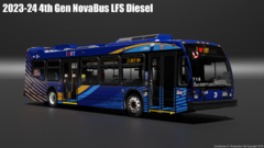 2023 4th Gen NovaBus LFS Diesel (MTA New York City Bus)