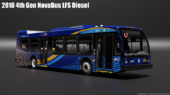 2018 4th Gen NovaBus LFS Diesel (MTA New York City Bus)