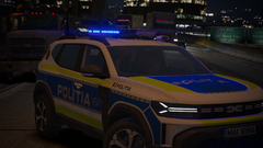 Dacia Duster 2024 Romanian Police with ALPR