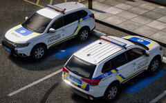 2023 Mitsubishi Outlander Patrol police of Ukraine