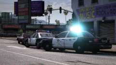 RHPD and LS(LA)PD at a traffic stop, Multiple arrests made, Sometime 2000.