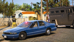 Shot up Caprice during a Gang Raid in 1996. (4/4