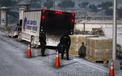 Escort of the vehicle by the Road Traffic Safety Patrol Police of Ukraine