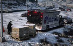 Escort of the vehicle by the Road Traffic Safety Patrol Police of Ukraine