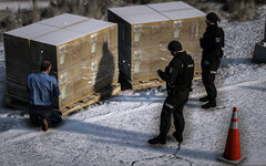 Escort of the vehicle by the Road Traffic Safety Patrol Police of Ukraine