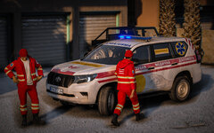 Toyota Land Cruiser 2023 for Emergency Medical First Aid of Ukraine