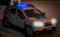 Renault Duster 2023 patrol police of Ukraine