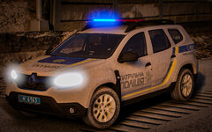 Renault Duster 2023 patrol police of Ukraine