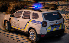 Renault Duster 2023 patrol police of Ukraine