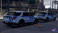 NYPD RMPs on a job..