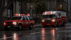 FDNY Hazmat Unit and Suburban