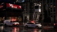 NYPD Tower in Times Square, NY