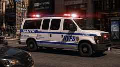 NYPD Traffic Ford Van