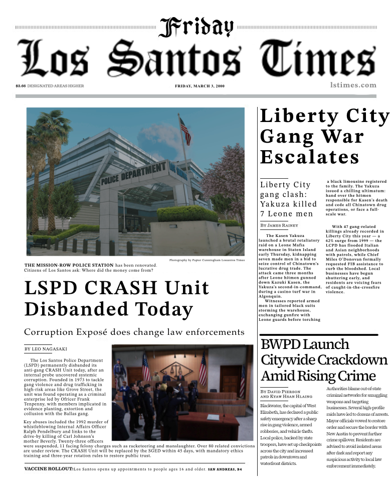 South San Andreas in the 1990s