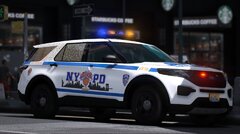 2026 NYC Knicks - NYPD vehicle
