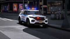 2026 NYC Knicks - NYPD vehicle