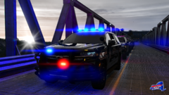 Tinted Windshield on the Stealth Tahoe PPV K9 Unit