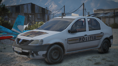 Dacia Logan 2006 Politia Romana Out of Service