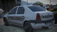 Dacia Logan 2006 Politia Romana Out of Service